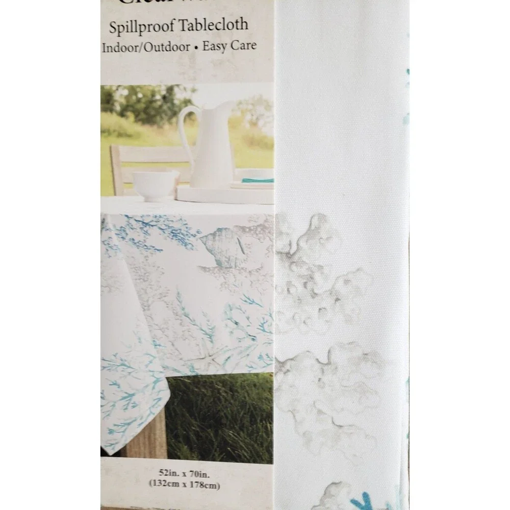Fabric Spillproof Tablecloth, 52